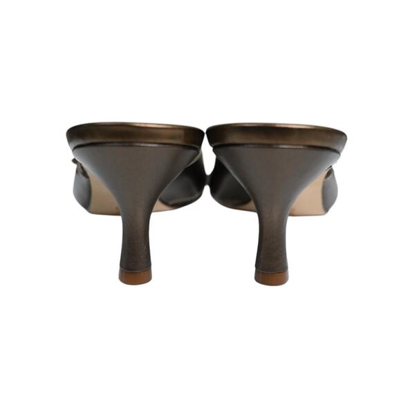 Antonio Melani Womens 9M Perrif II Heeled Leather Sandal - Picture 6 of 10